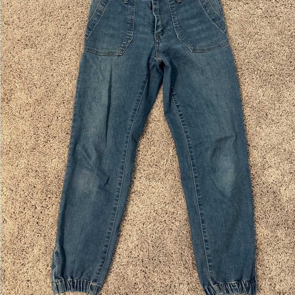 And Now This Blue Denim Jogger Pants